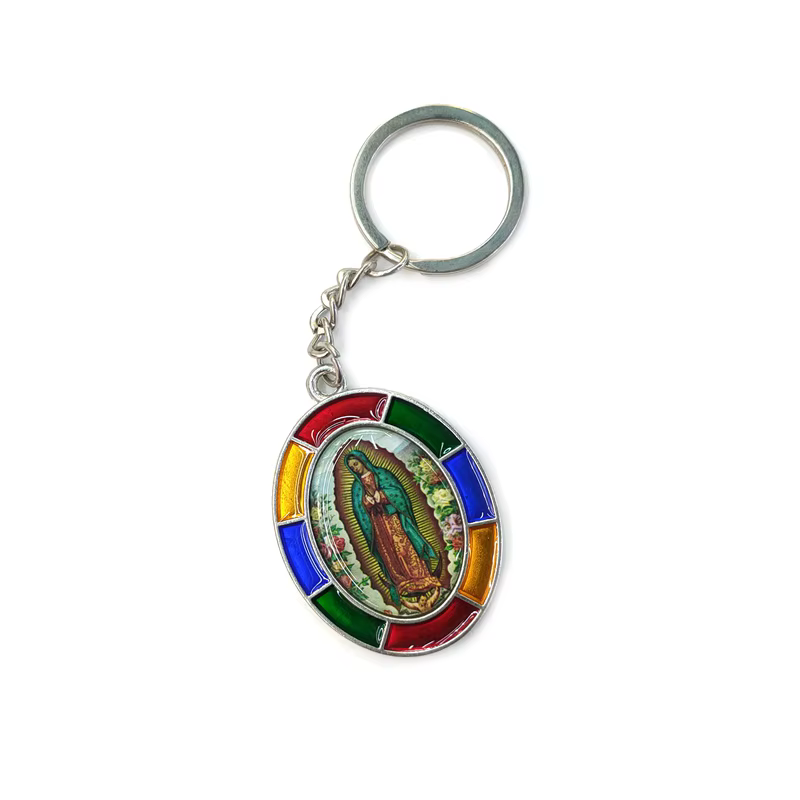 QIGO-Bijoux Religieux en Émail pour Homme et Femme, Couleurs