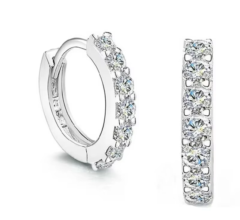 Boucles d'oreilles en argent Sterling 925 pour femmes