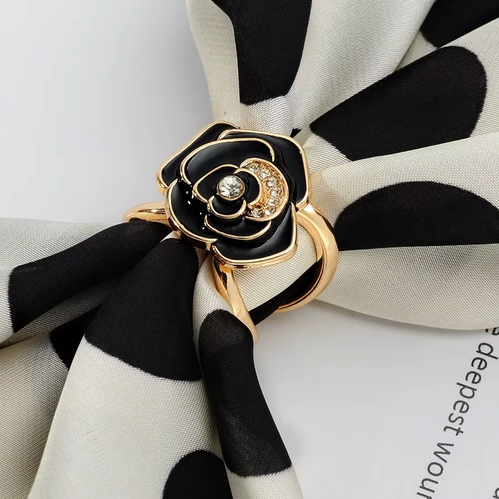 Nouvelle boucle d'écharpe en alliage