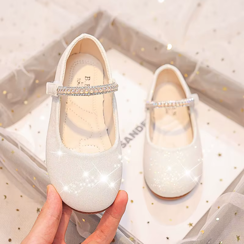 Filles Mary Janes chaussures pour fête mariage enfants princesse