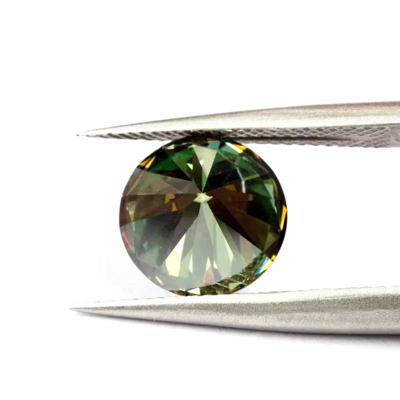 Moissanite taille ronde