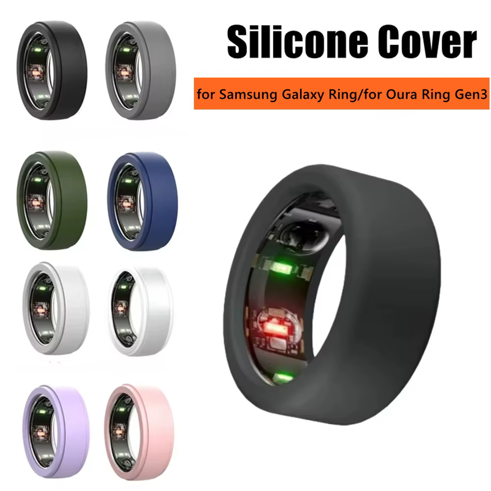 Étui de protection élastique en Silicone pour anneau intelligent