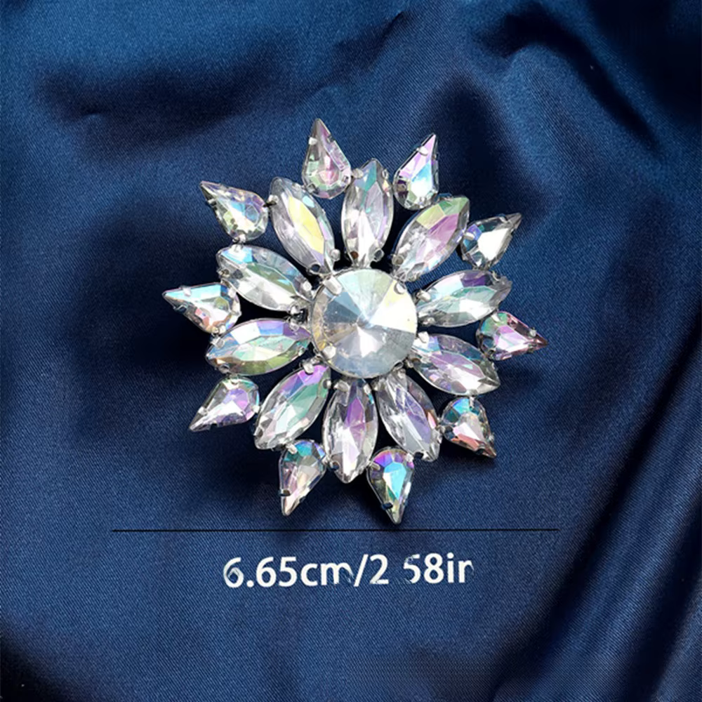 Bague ouverte réglable en forme de fleur