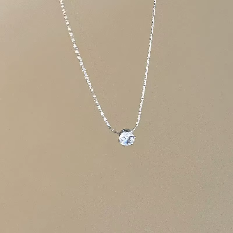Little Zunderes-Collier pendentif en acier inoxydable pour femme