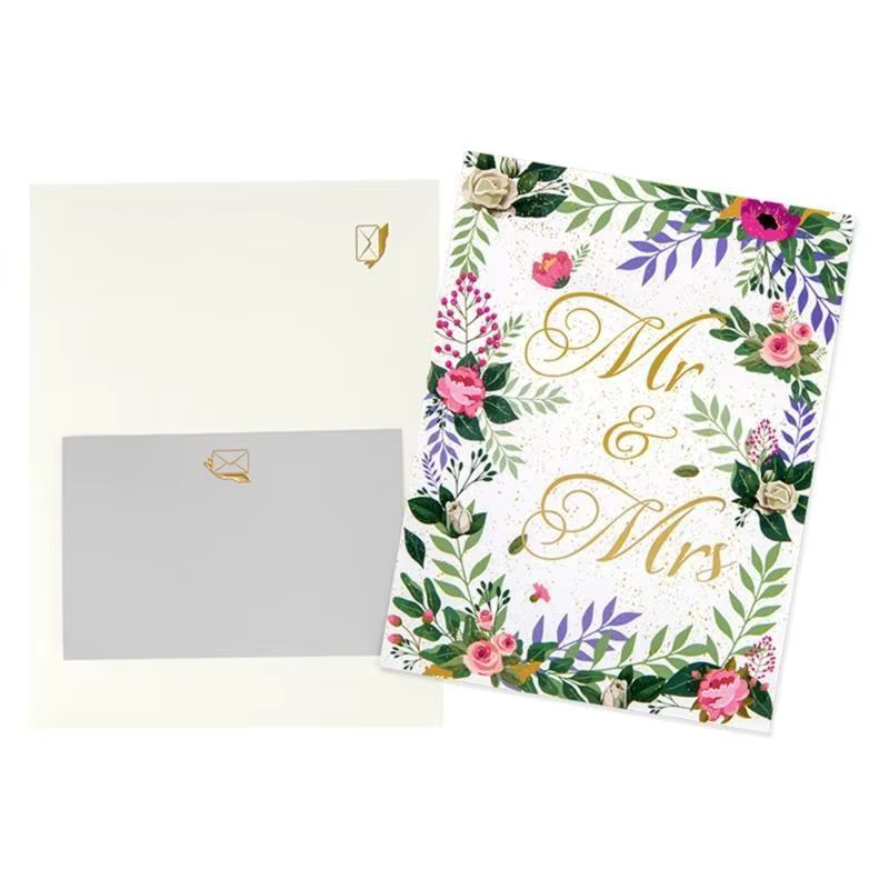 G6KF Popup papillon fleurs carte Saint-Valentin Bénédiction