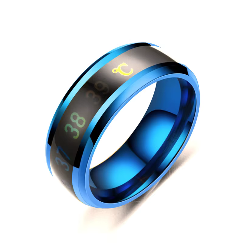 Bague Intelligente en Titane et Acier pour Homme et Femme