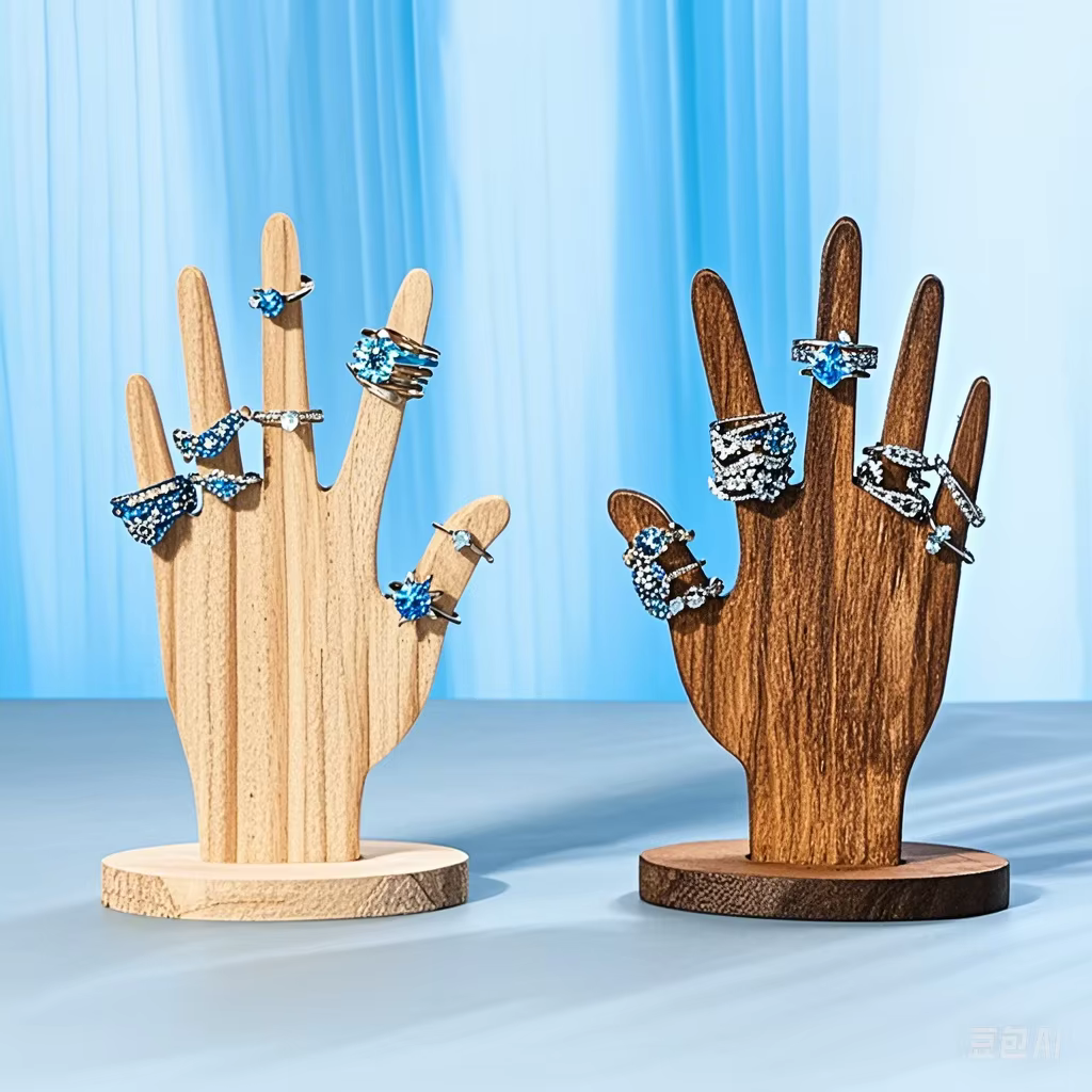 Présentoir de bijoux en forme de main