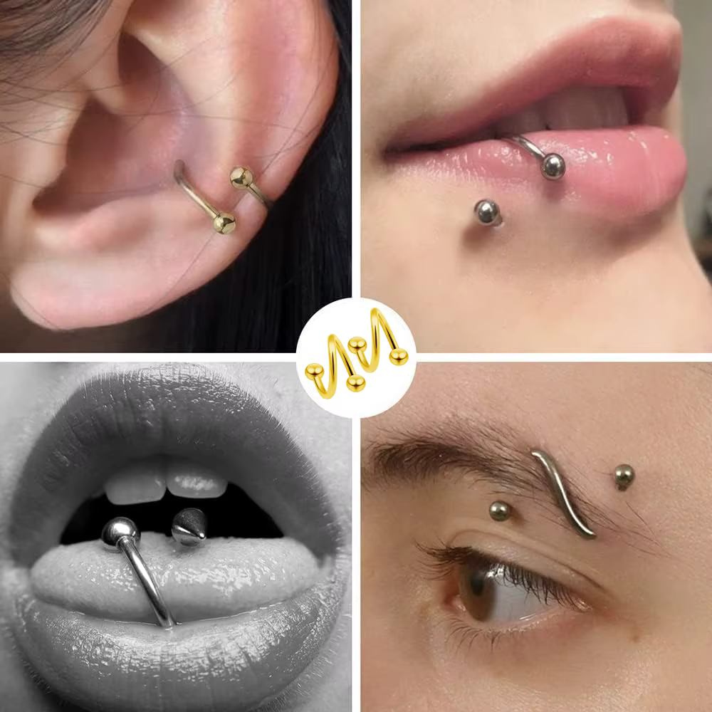 Boucles d'oreilles en spirale pour femmes