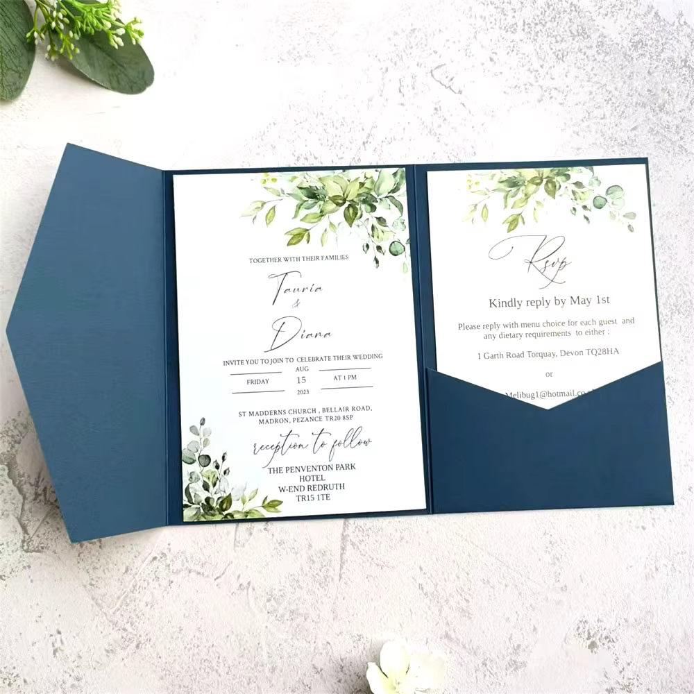 De mariage avec poche, enveloppe