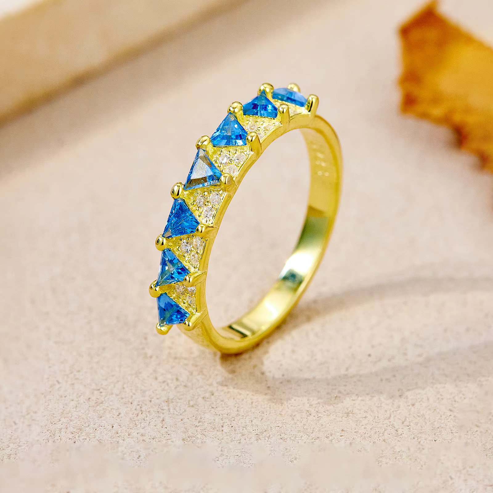ANDYWEN 925 argent Sterling Chic géométrique Triangle carré Marquise multicolore Zircon anneau exquis luxe pour un usage quotidien
