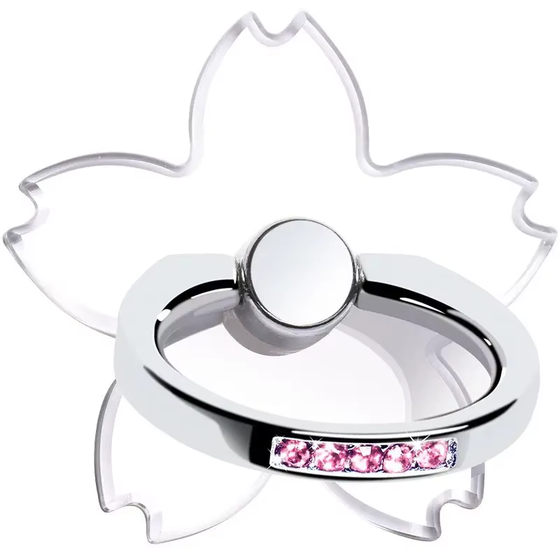 Anneau de doigt papillon de luxe Transparent