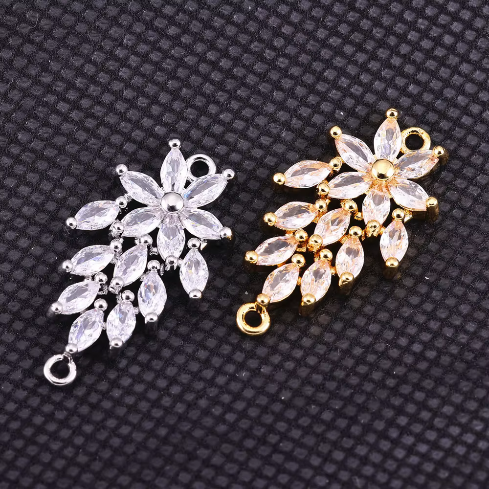Juya – breloques décoratives plaquées or 18 carats