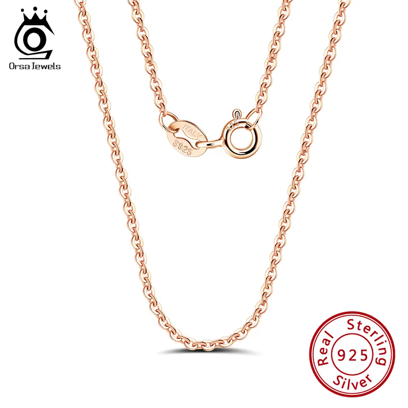 ORSA JEWELS – chaîne de cou italienne en argent Sterling 925