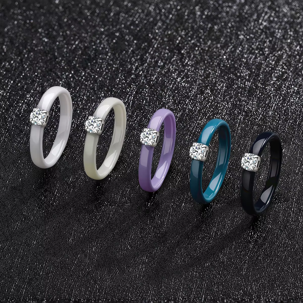 Bague de promesse classique pour femme