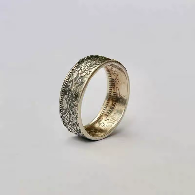 Buyee 925 bague Unique en argent Sterling doigt élégant fleur anneau ouvert pour hommes femmes mode Rock Punk bijoux fins cercle