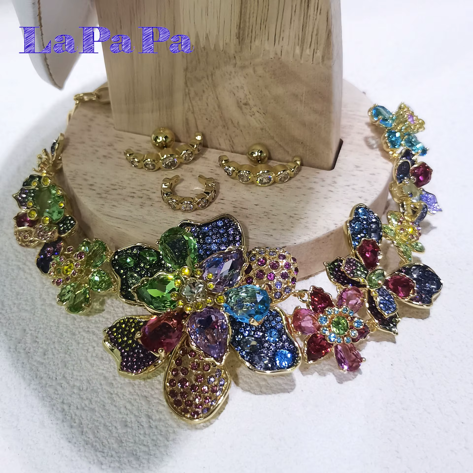Collier de haute bijoux Original en cristal éblouissant