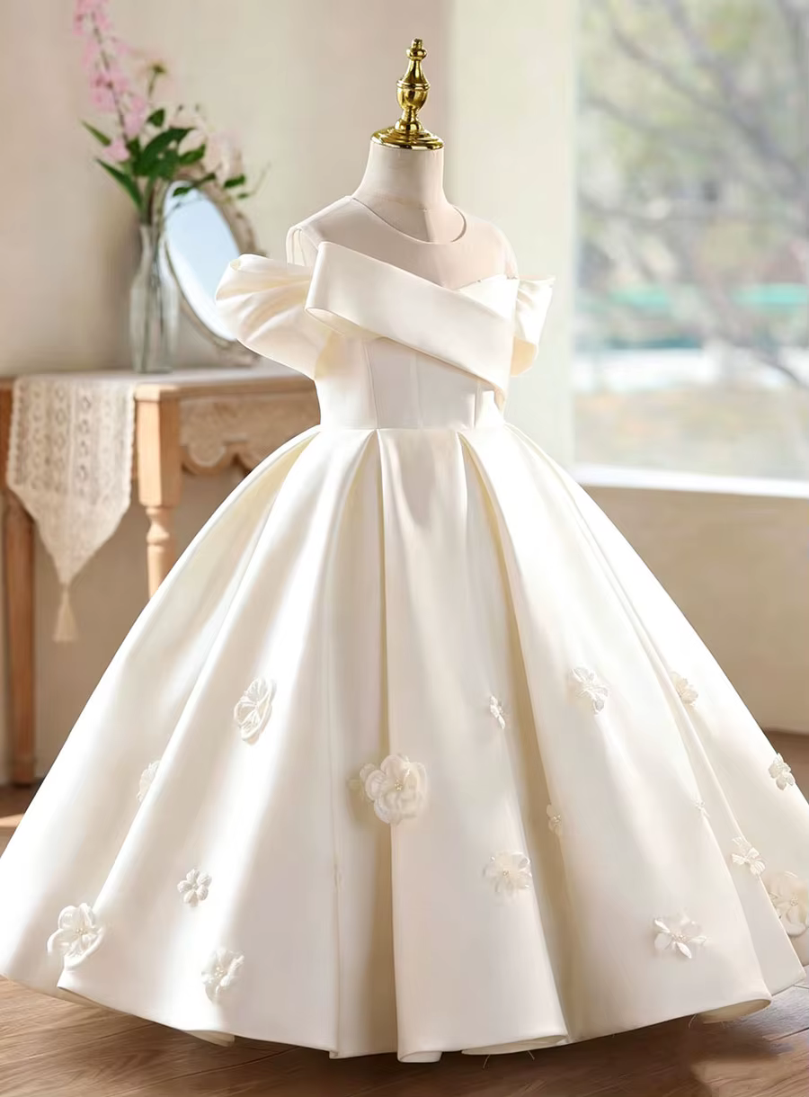 Robe de demoiselle d'honneur blanche Dreamy Vow D336