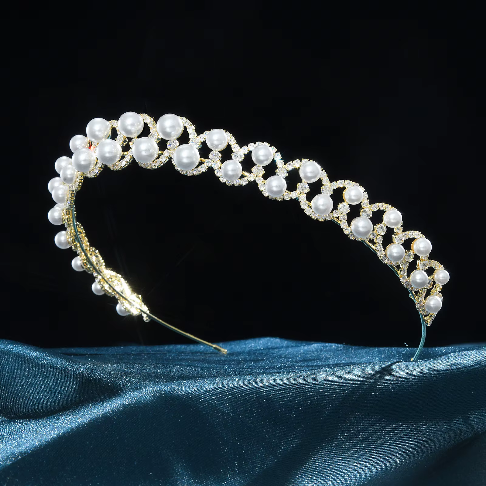 Diadème de mariée baroque pour mariage