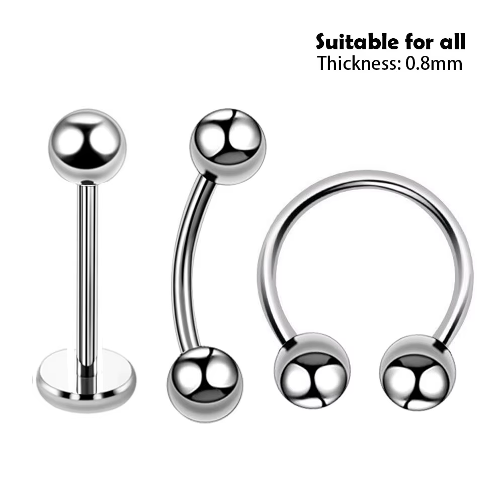 Labret à lèvres en acier chirurgical