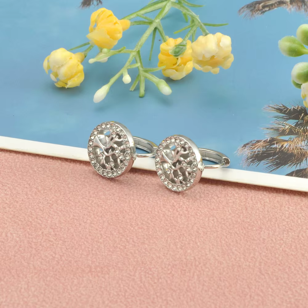 Boucles d'oreilles arbre de vie élégantes pour femmes et filles