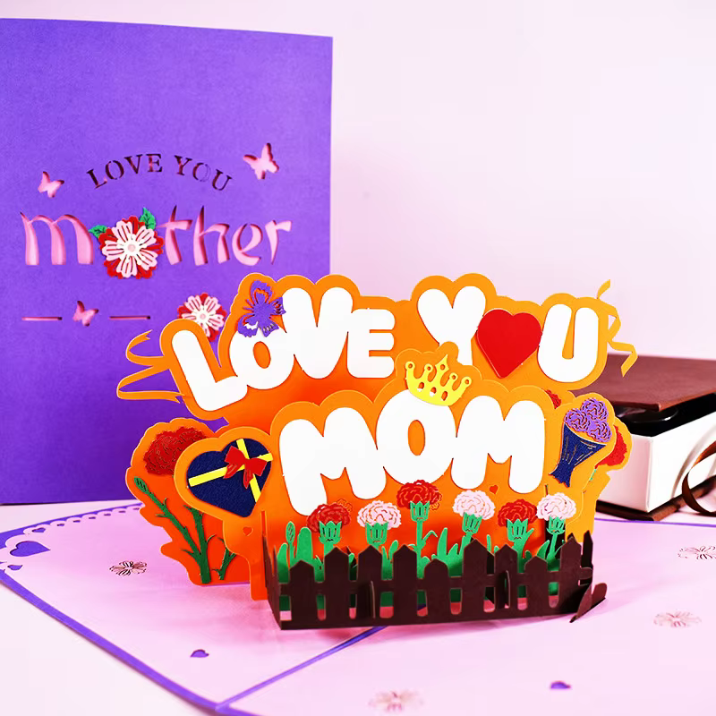 Carte de vœux 3D pop-up Joyeux Anniversaire