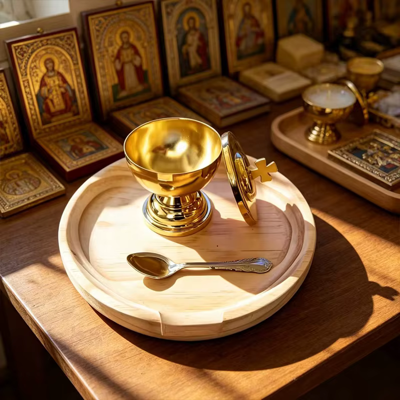Cadeau religieux, ensemble d'autel orthodoxe
