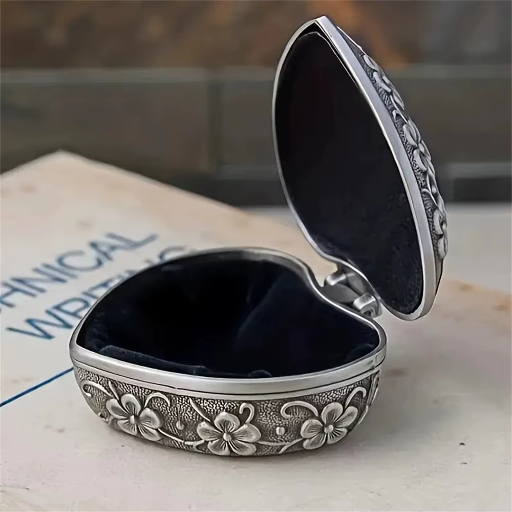 Boîte à bijoux en forme de cœur