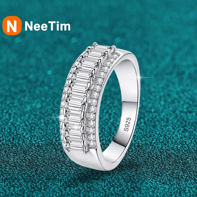 Bague en Moissanite pour femmes
