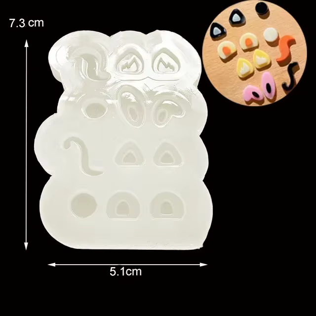 Moule en silicone DIY pour bijoux en résine époxy