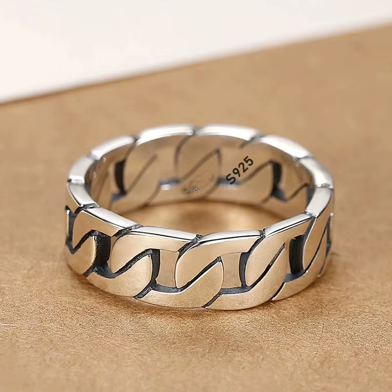 Bagues en argent Sterling 925 pour femmes et hommes