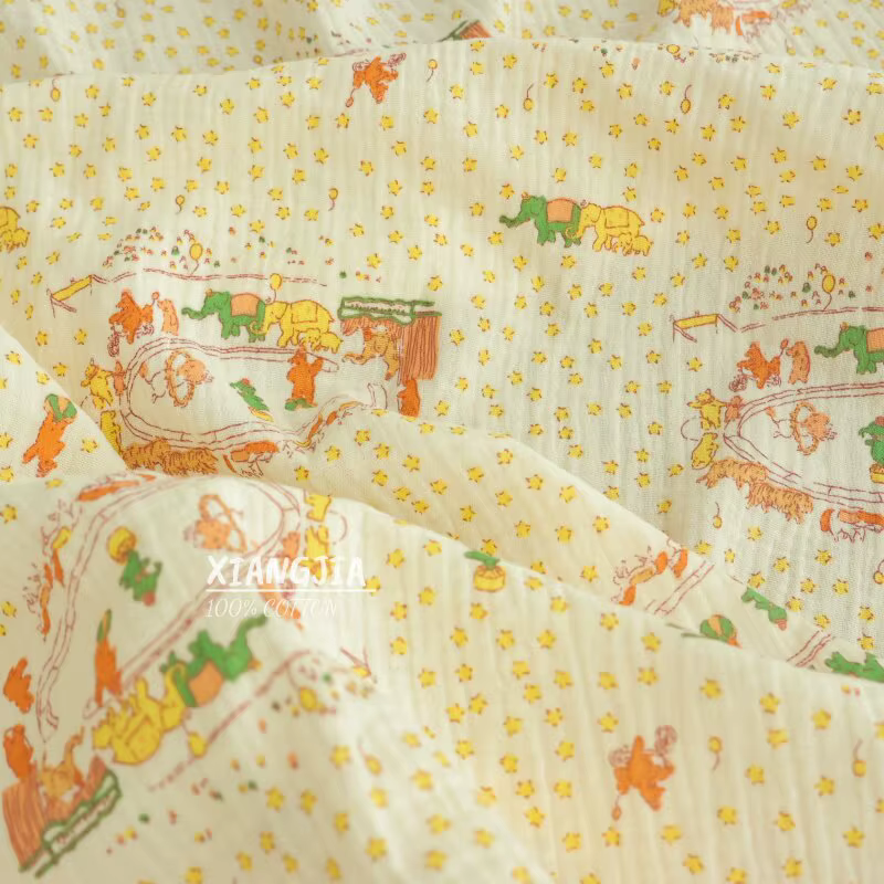 Tissu en double gaze de coton