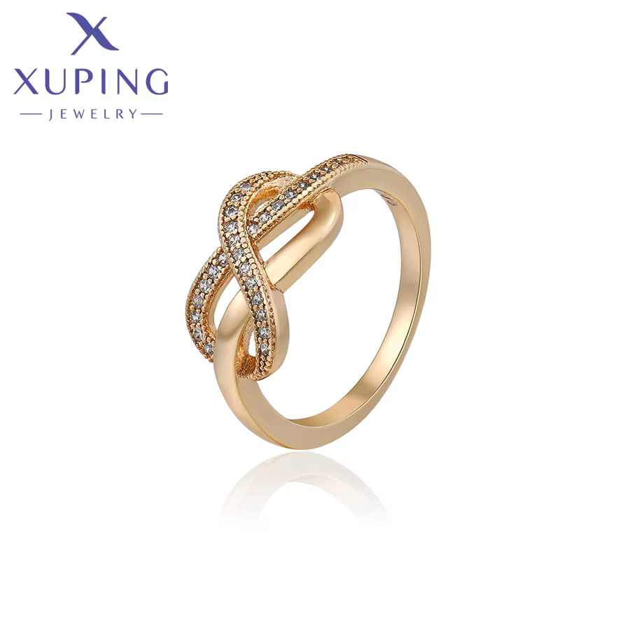 Xuping bijoux mode tendance bague Simple nouveauté femmes Couple fête cadeau X 000714506