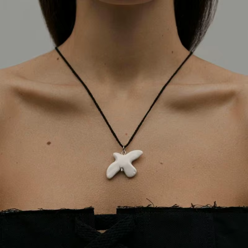 Collier et boucles d'oreilles avec pendentif colombe de la paix blanche pour femmes