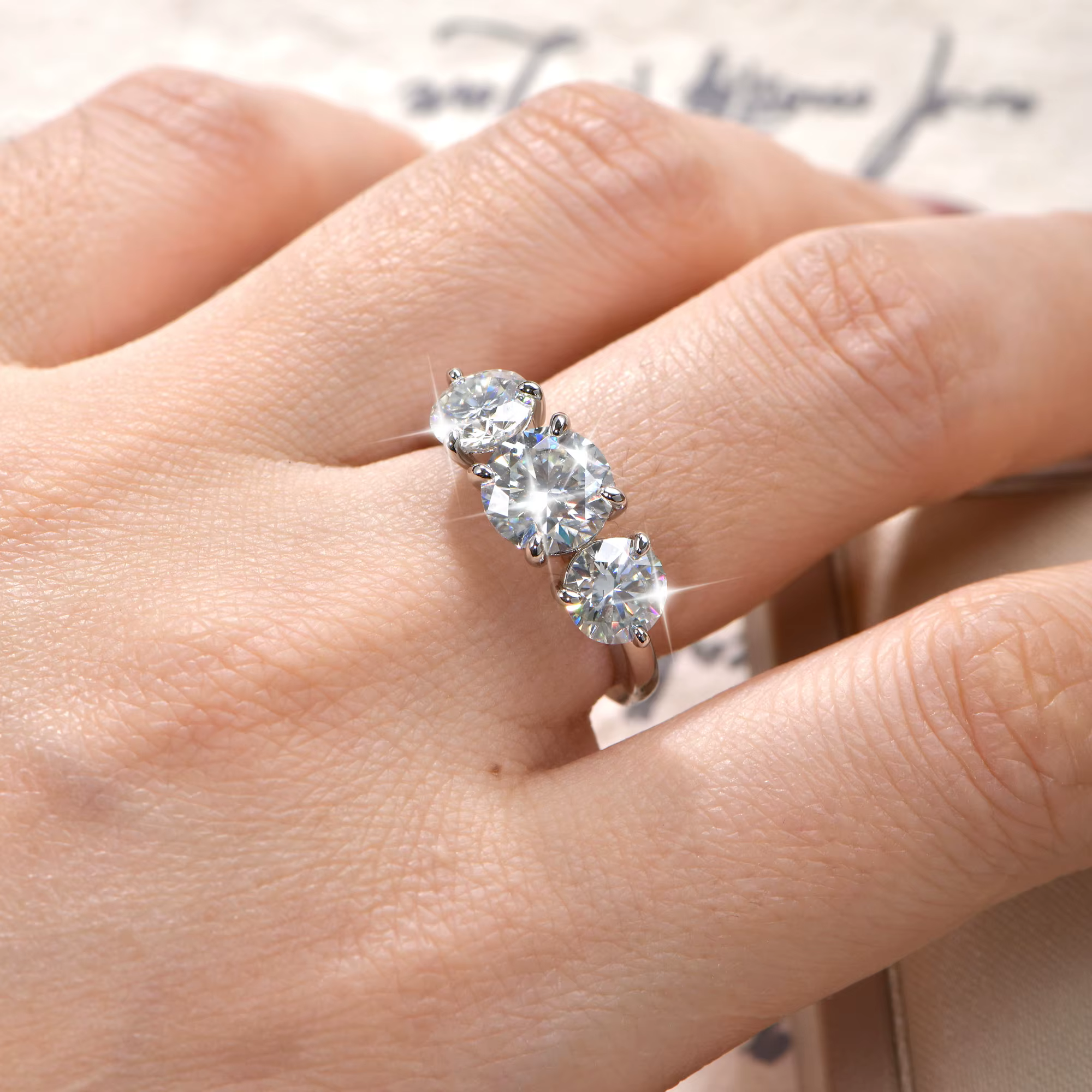 Celestinov – bagues en Moissanite de couleur D, Design à la mode, bague dorée classique de haute qualité, bijoux de fiançailles, cadeaux pour femmes
