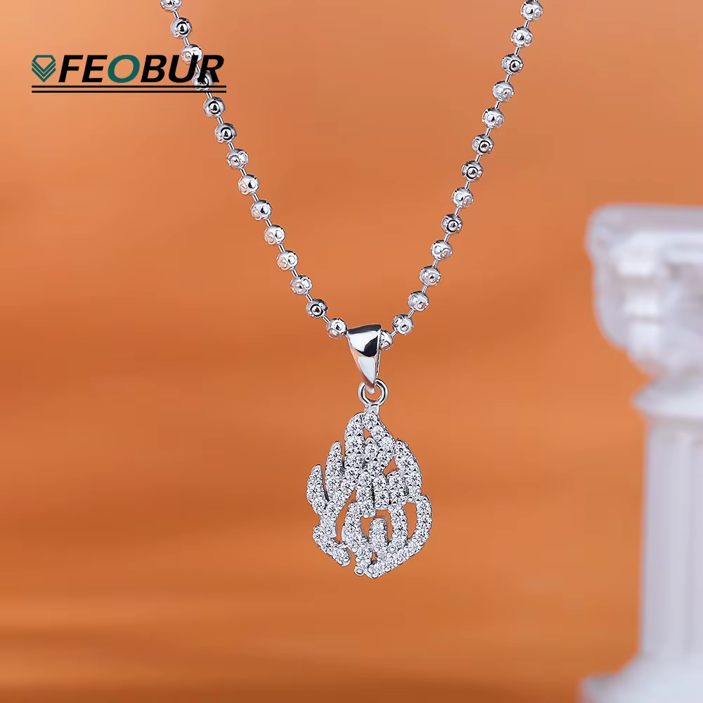 Collier complet en Moissanite certifié GRA pour femmes