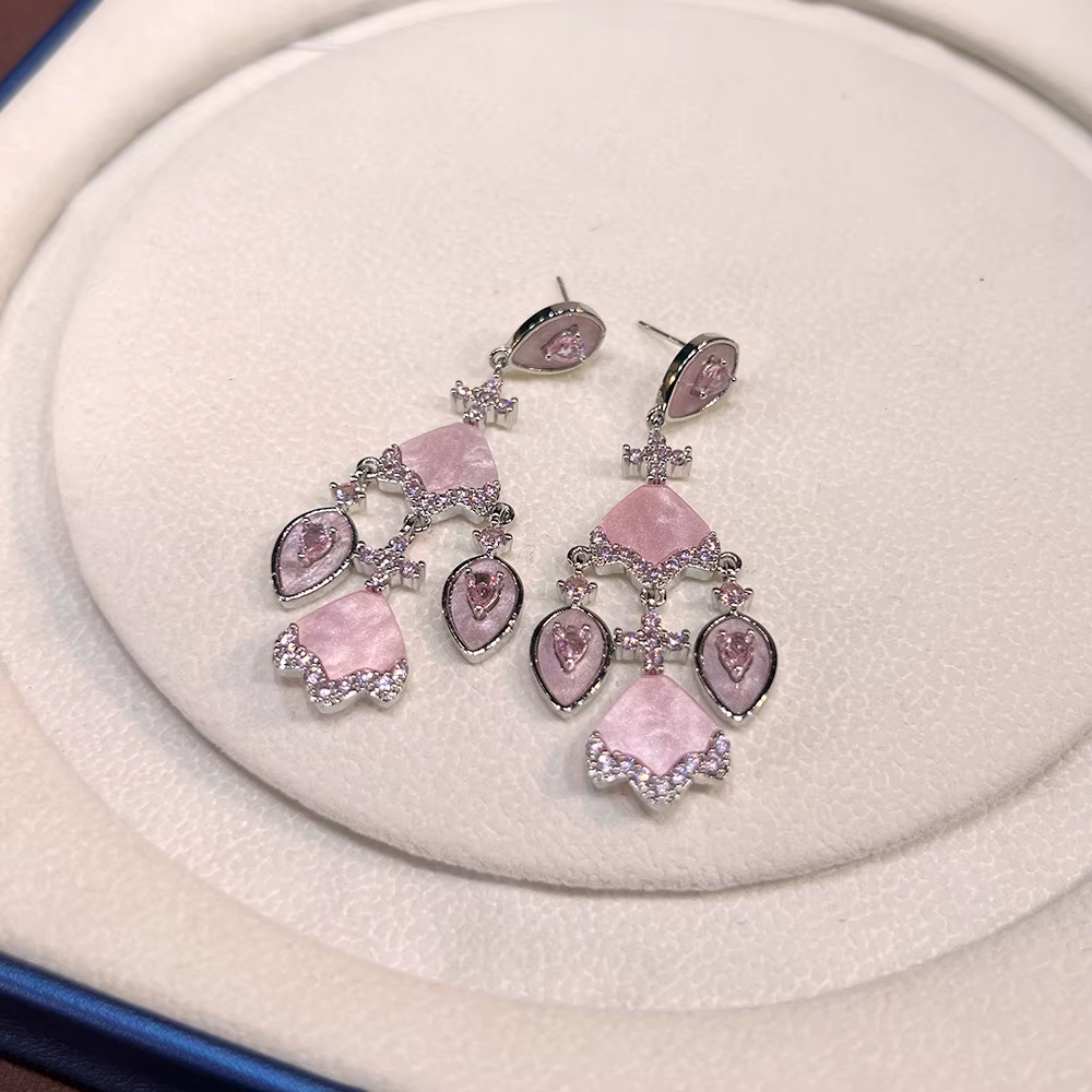 Ensemble de bijoux en Zircon incrusté de cuivre pour femmes