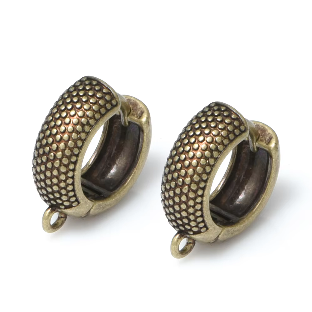 Boucles d'oreilles en Bronze Antique