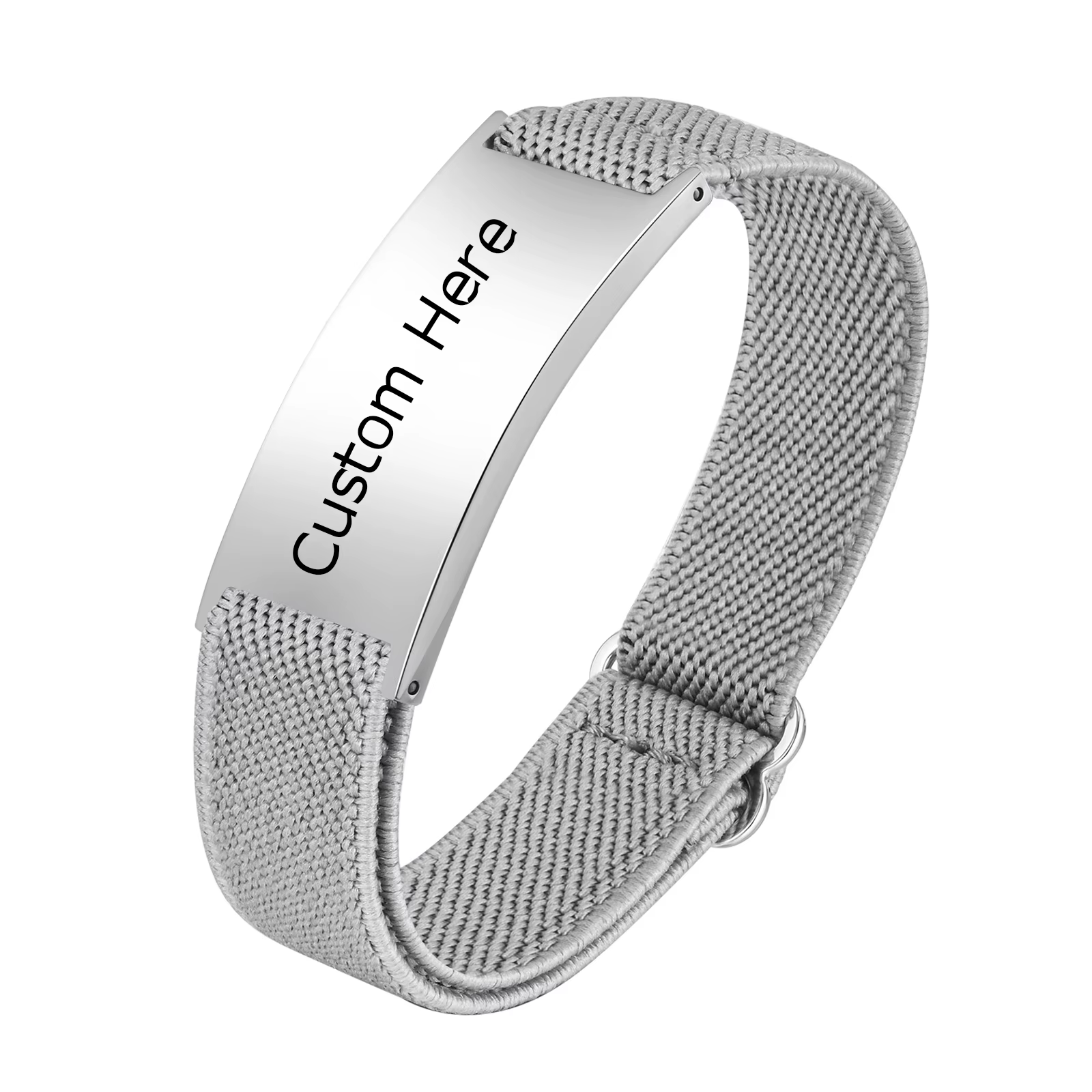 Bracelets en acier inoxydable à sangle élastique personnalisée