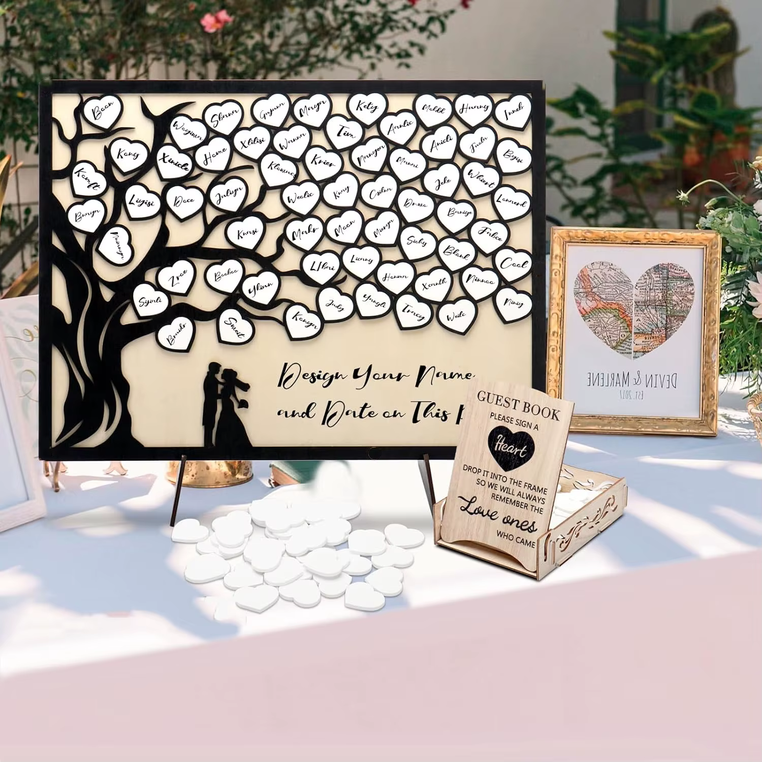 Livre d'or de mariage alternatif