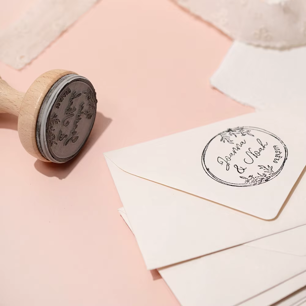 Timbre de mariage personnalisé