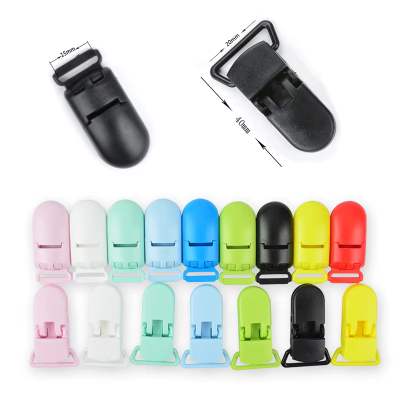 LOFCA 10 pièces/lot mode plastique 20mm fabrication de bijoux clip pendentif collier accessoires clips