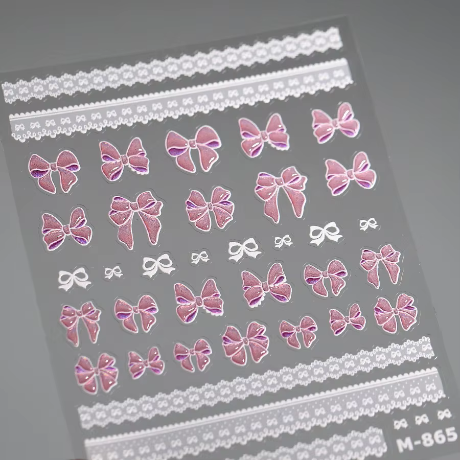 Brillant scintillant vin nœud papillon Sexy rouge raisin Cocktail gobelet tasse Soda liquide auto-adhésif Nail Art autocollants 5D manucure décalcomanies