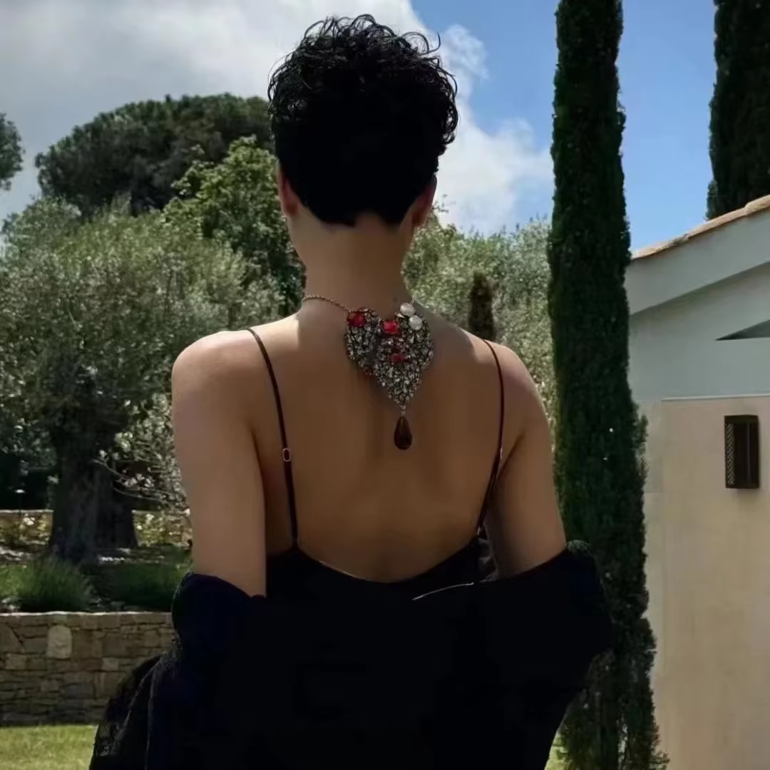 Collier broche de luxe en cristal de qualité supérieure