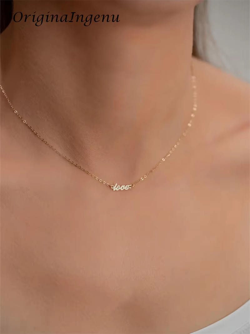 Collier à breloques en or 14 carats