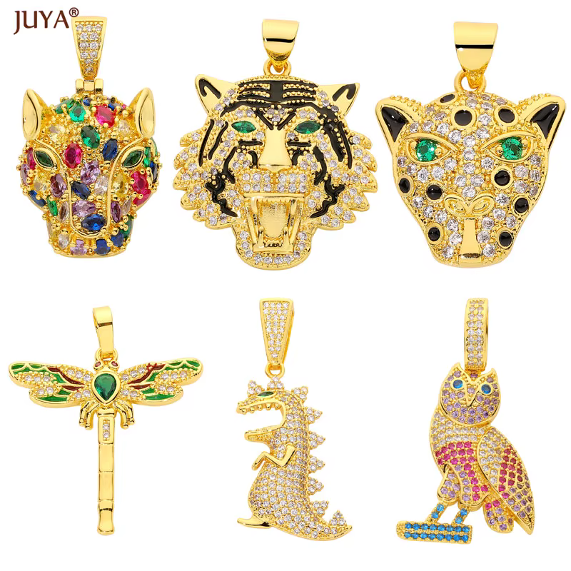 JUYA – breloque plaquée or 18 carats