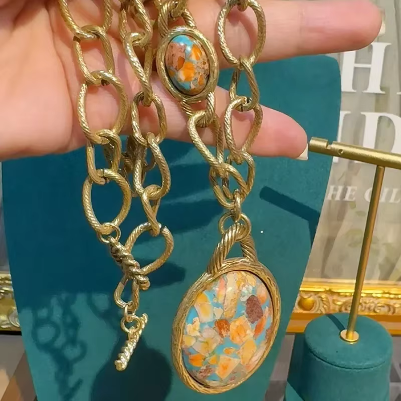 JOJewelry-Ensemble de boucles d'oreilles à clip ovales vintage pour femmes