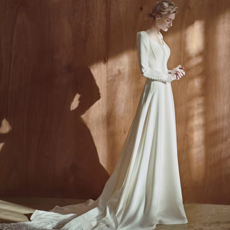 Robe de Mariée Française Légère