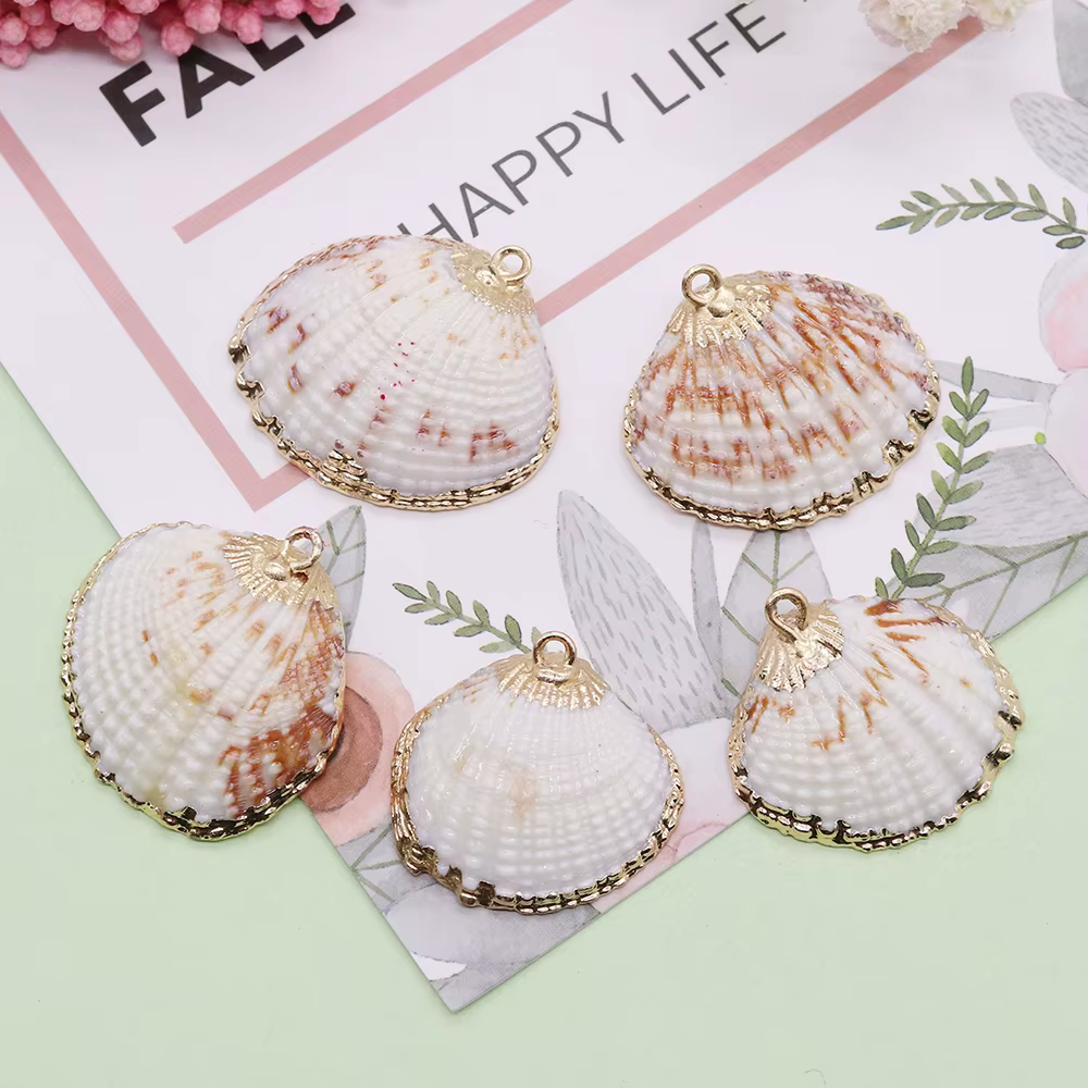 Bijoux bohèmes en coquillage d'eau douce naturel pour femmes