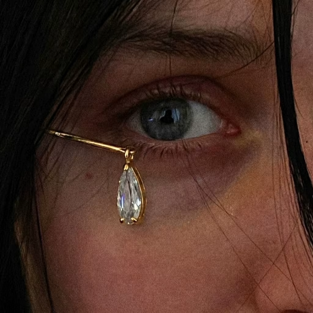 Boucles d'oreilles créatives en forme de larme « Larmes de Sirène » pour femmes