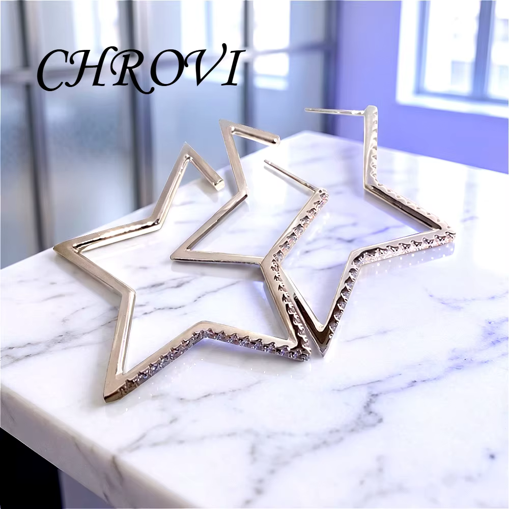 Boucles d'oreilles tendance en argent sterling 925